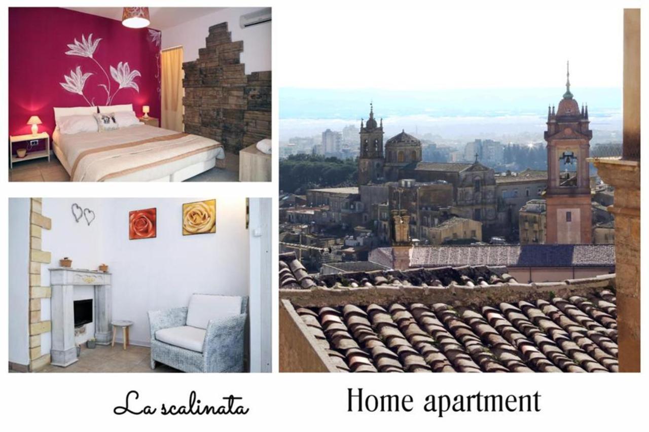 La Scalinata Home Apartment Caltagirone Bagian luar foto
